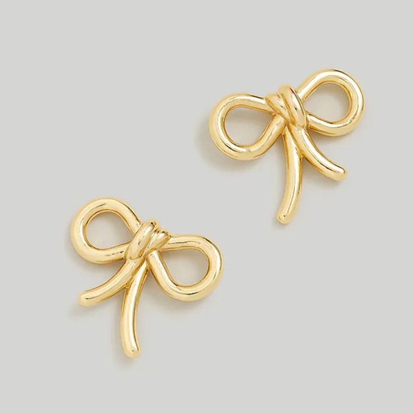 Madewell Jewelry - Madewell Bow Stud Statement Earrings